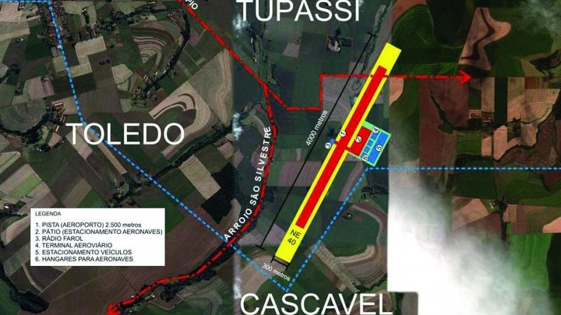 Projetos preveem ampliação do Aeroporto Regional de Cascavel